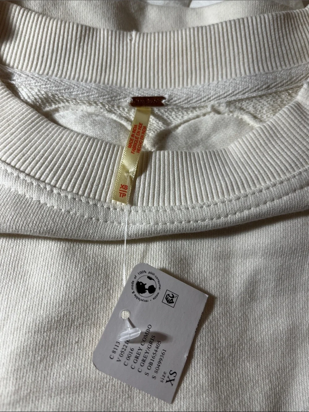 Free People Cream Pleated Mini Dress